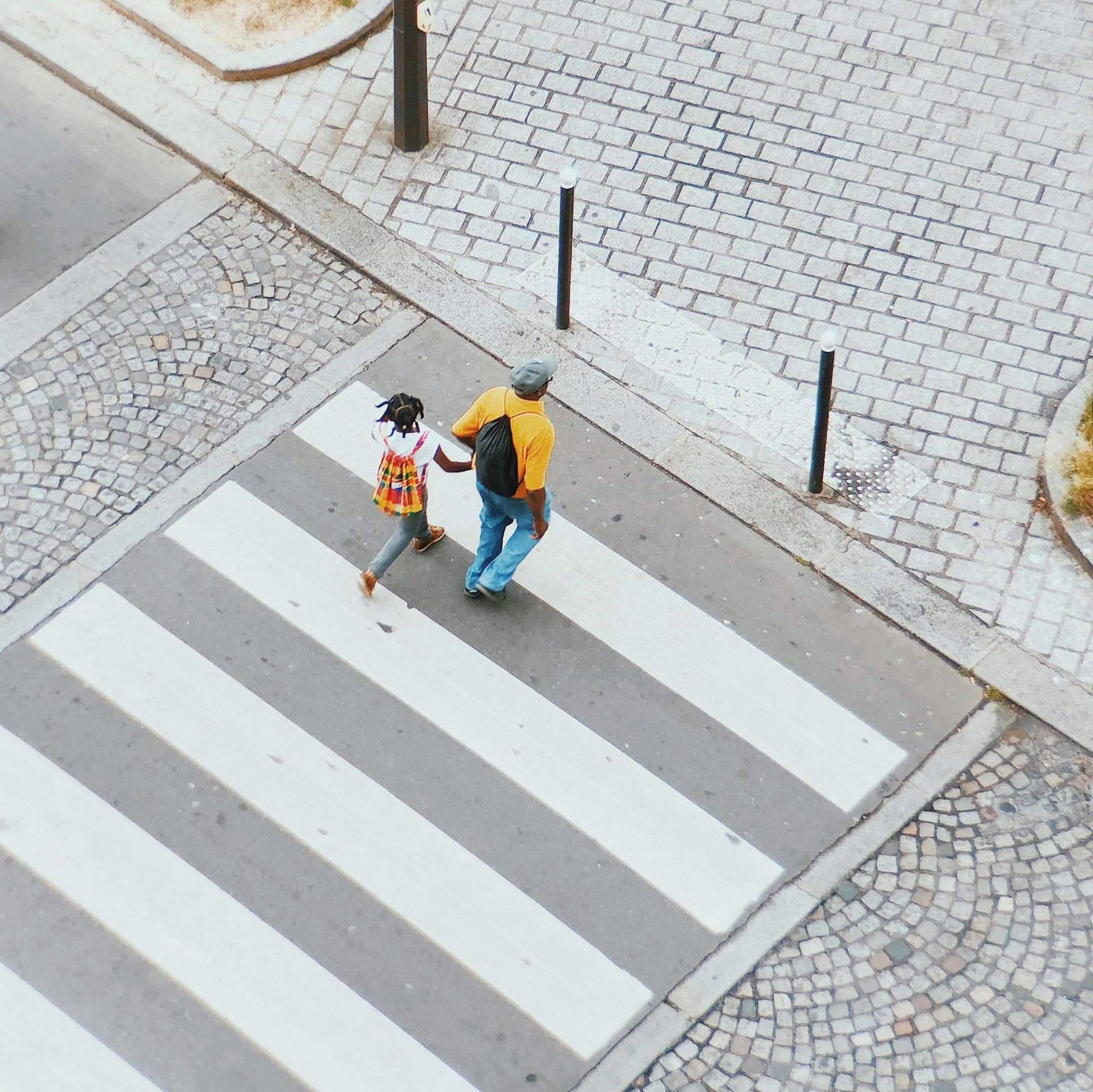 people on a crosswalk