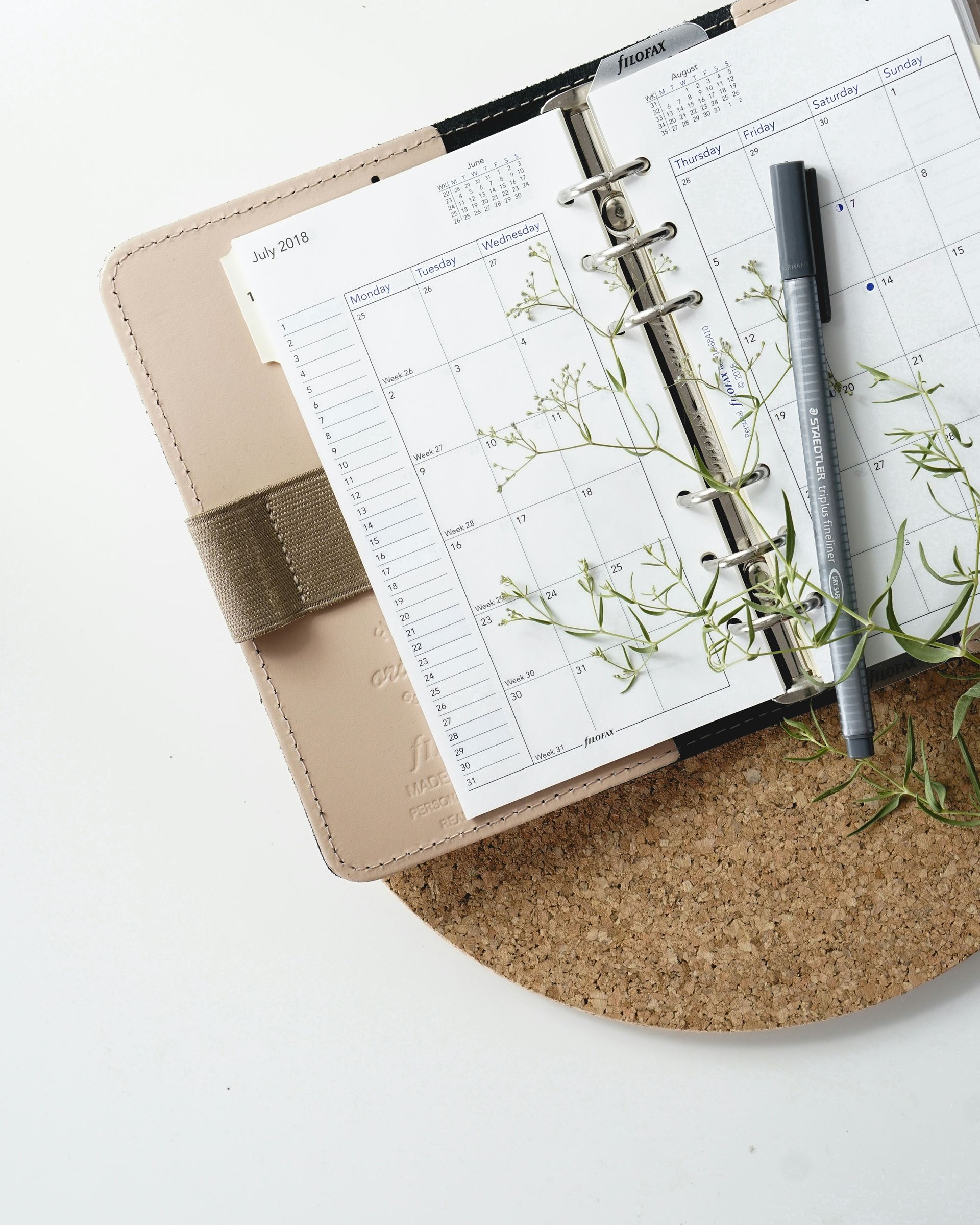 an appointment book